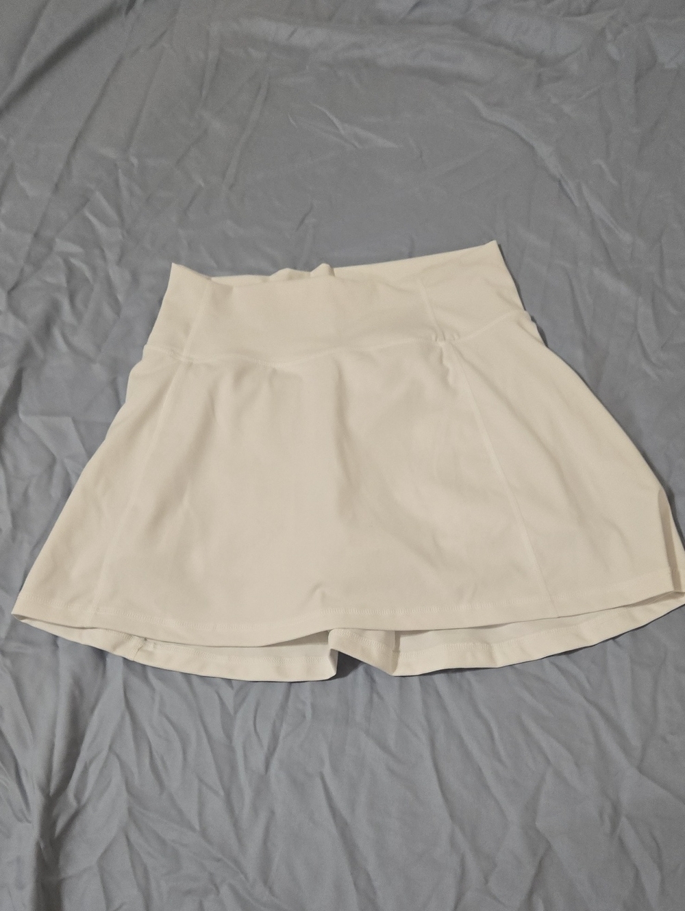 J. Crew Cream Athletic Skort with Built-In Shorts